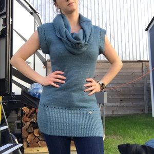 Armani Exchange cowl-neck Sweater Dress
